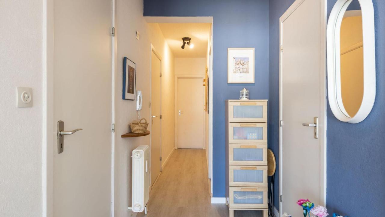 Zonnig En Gezellig Appartement Met Zijdelings Zeezicht En Zwembad In 코크시데 외부 사진